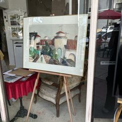 Long Beach, CA - Naples Neighborhood - Original Painting by Paula Prager