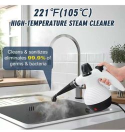 Handheld Steam Cleaner, Steamer for Cleaning, Multipurpose Portable Steam Cleaners for Home Use with Safety Lock and 10 Accessory Kit to Remove Grime,