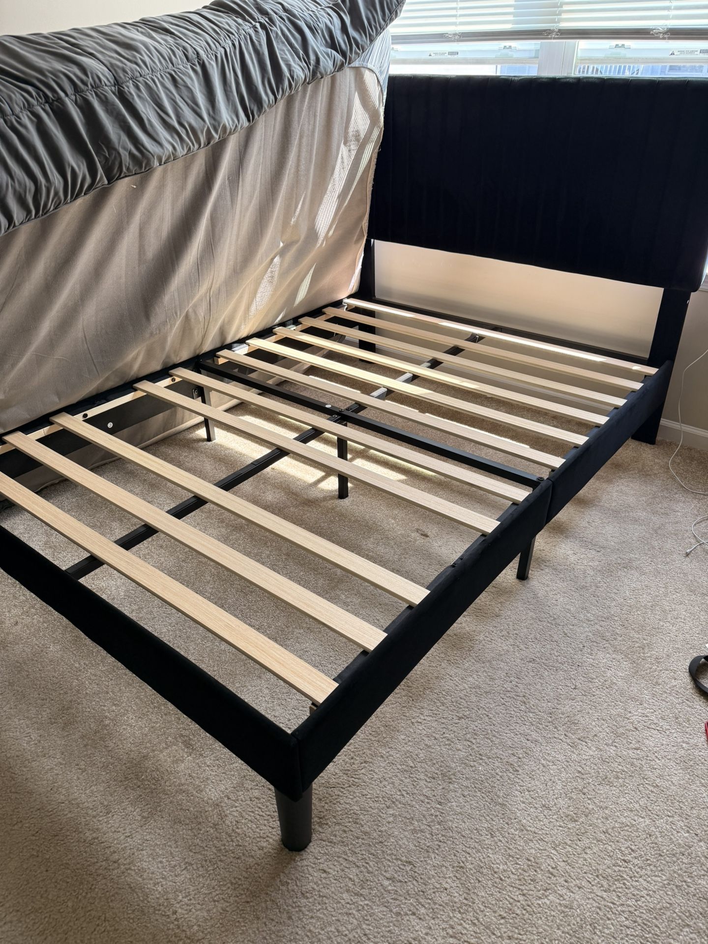 Black Full Size Bed Frame