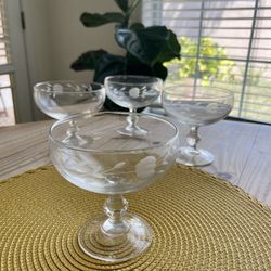 Princess House Heritage crystal footed dessert dish