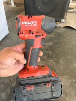 Hilti impact drill with large battery NO CHARGER