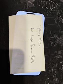 iPhone 15 Pro 6.1 Super Retina XDR