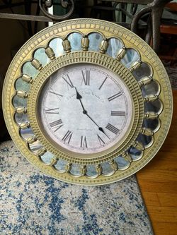 Large Edinburgh Clock Works Co. 23" Wall Clock