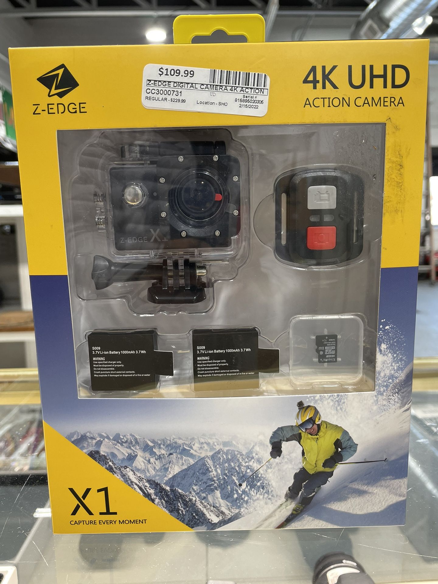 Z-Edge 4K Action Camera