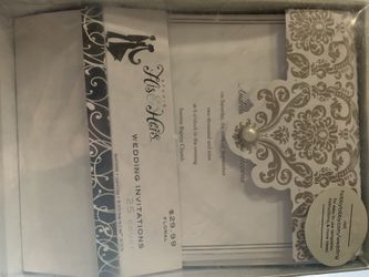 Elegant wedding invitations