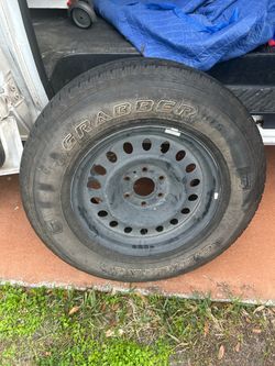General Grabber Tire on Steel Rim