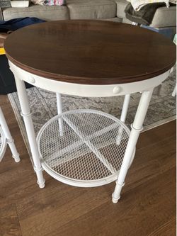 Farm house end tables - set of 2