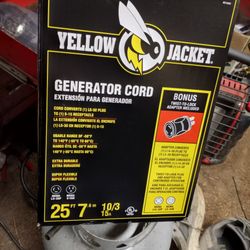 Yellow Jacket Generator Cord