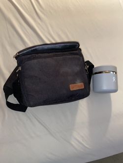 Tiblue Multifunction Lunchbox Lunch Bag w/ Strap (comes with TempShield Flask !)