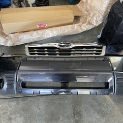2009 To 2013 SH Forester Front Bumper Dark Grey Metallic 
