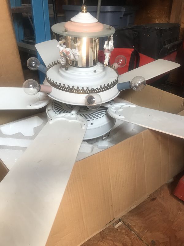 Revolving Horse Carousel Ceiling Fan For Sale In Haltom City Tx