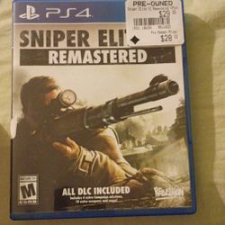 Sniper Elite Remastered PlayStation 4 Video Game In Perfect Condition 