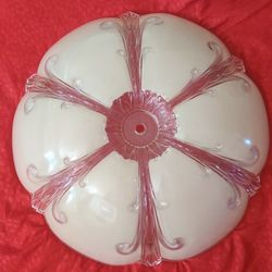 Vintage MCM Art Deco Ceiling light Cover