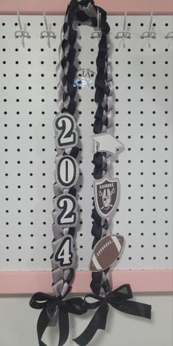 Las Vegas Raiders Graduation Lei