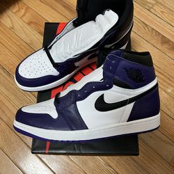 Jordan 1 Retro High “ Court Purple” Sz 11.5