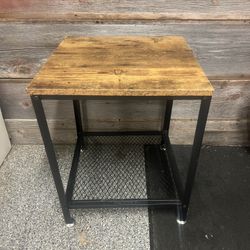 Rustic End Table 
