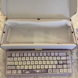 Purple Custom Mechanical Gaming Keyboard