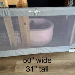 Regalia 27-50” Mesh Baby Gate Pet Gate 