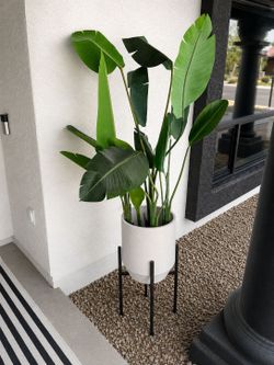 Bird of Paradise Artificial Plant & Stand