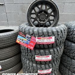 LT 265/70/17 MUD TERRAIN AND RIMS 17” RINES Y LLANTAS TACOMA 4Runner Chevy
