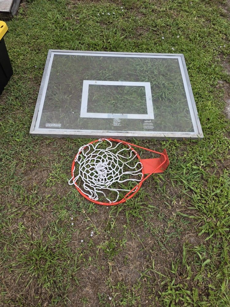 Basketball Backborad And Hoop