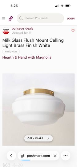 Pendant Lamp flush mount Hearth & Hand