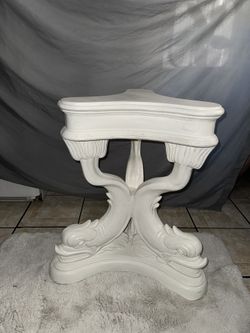 Neoclassical Venetian Grotto Style Dolphin Center Table