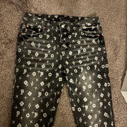 Purple Jeans Size 34 Slim