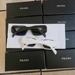 Wholesale Prada Sunglasses (bulk Sunglasses) Whites And Black (unisex)