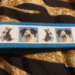 Australian Shepard dog Wristlet Strap Or Hand Wrist Lanyard Key Chain Holder