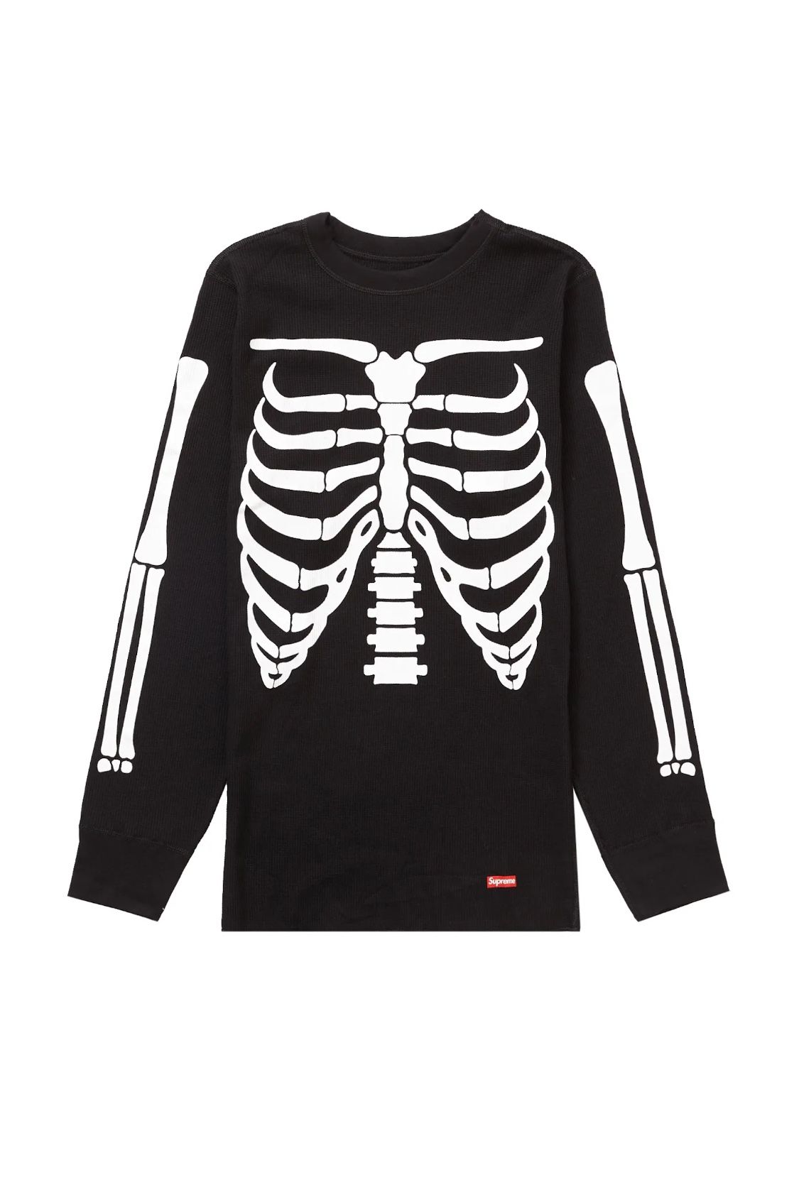Supreme Hanes Thermo Black Crew XL