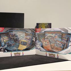Pokemon- Reshiram EX & Archaludon EX AND Black Kyurem Ex & Melmetal Ex Boxes