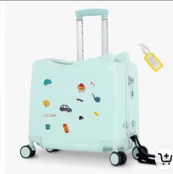 Aqua kids suitcase