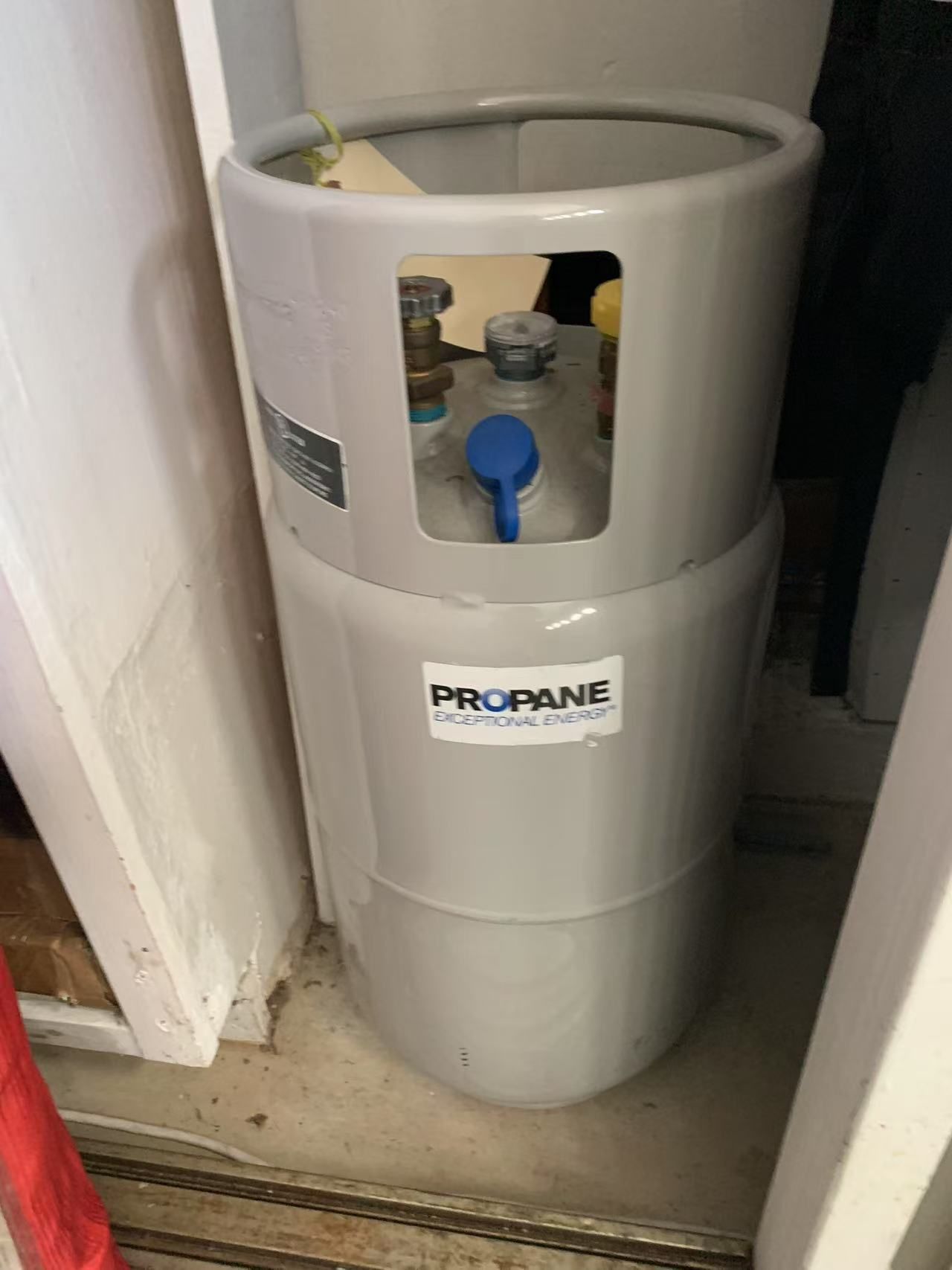 NEW 33.5lb PROPANE TANK
