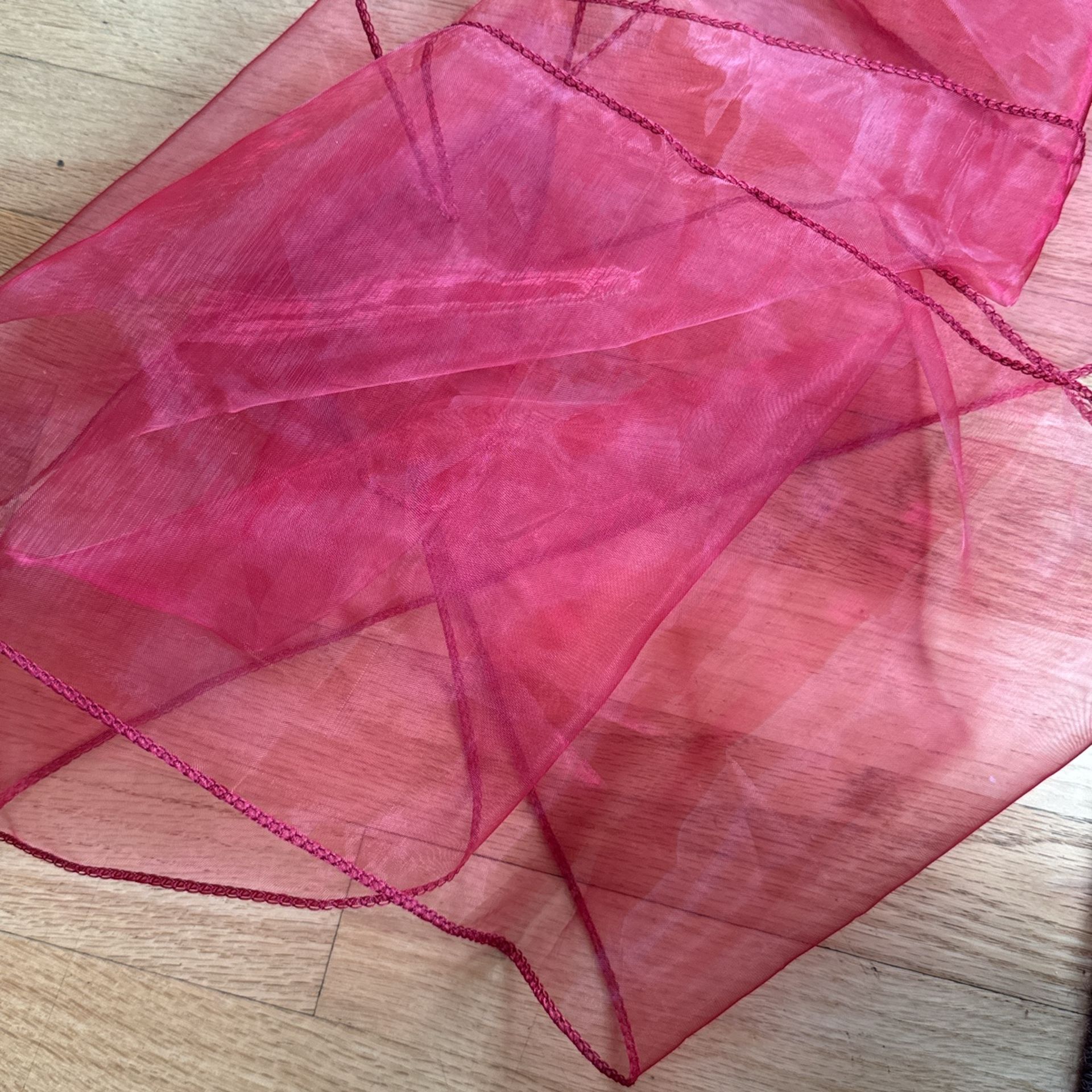 87 Red Organza Chair Sashes. Great For Parties And Weddings!!