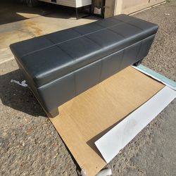 Black Ottoman  Bench