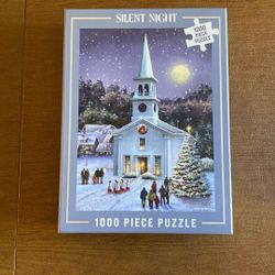 1000 PIECE CHRISTMAS CHURCH PUZZLE 