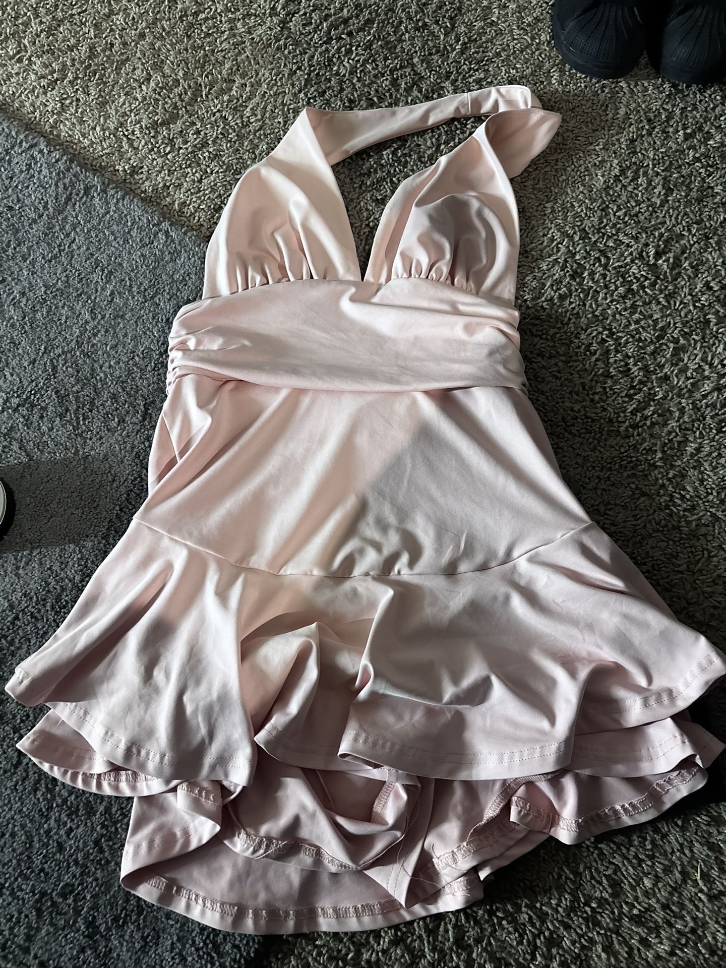 Pink Halter Dress