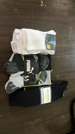 3 packs of socks. One 6 pc, One 6 pc and  One 5 pc!