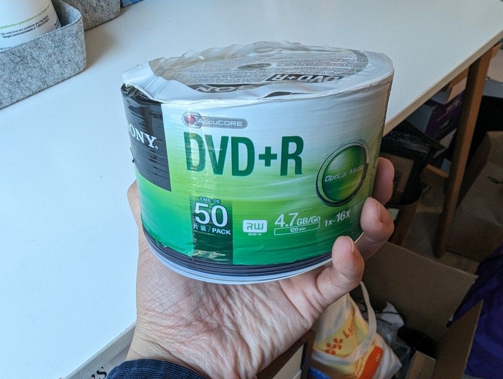 50 Blank DVDs - 4.7GB