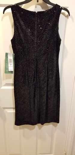 Black sequence dress size 6 blu sage brand