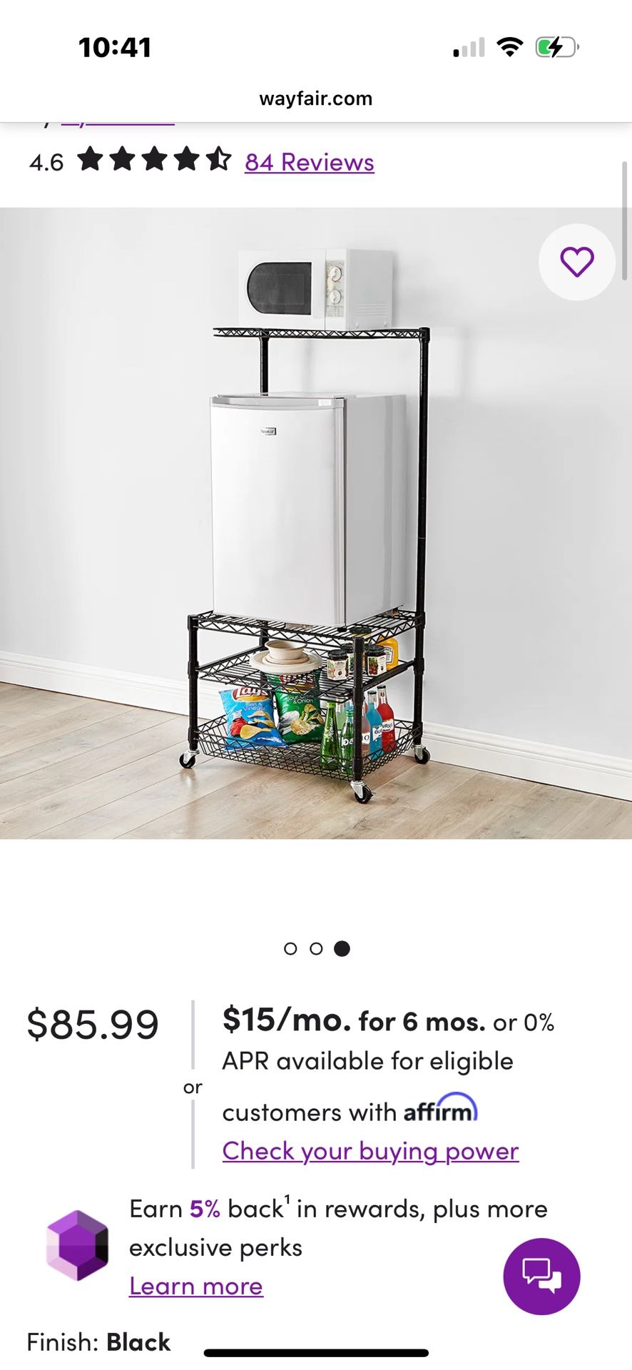 College Dorm Fridge Organizer