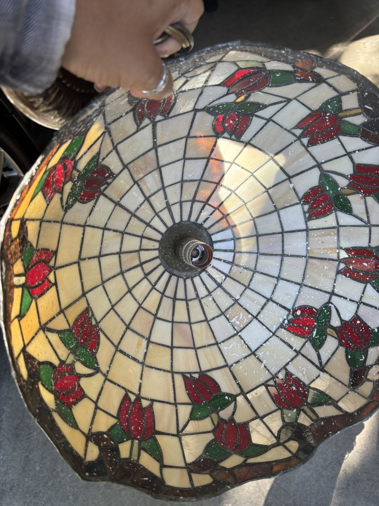 Stained Glass Hanging Pendant Light