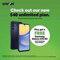 FREE Samsung Galaxy A15 5G!