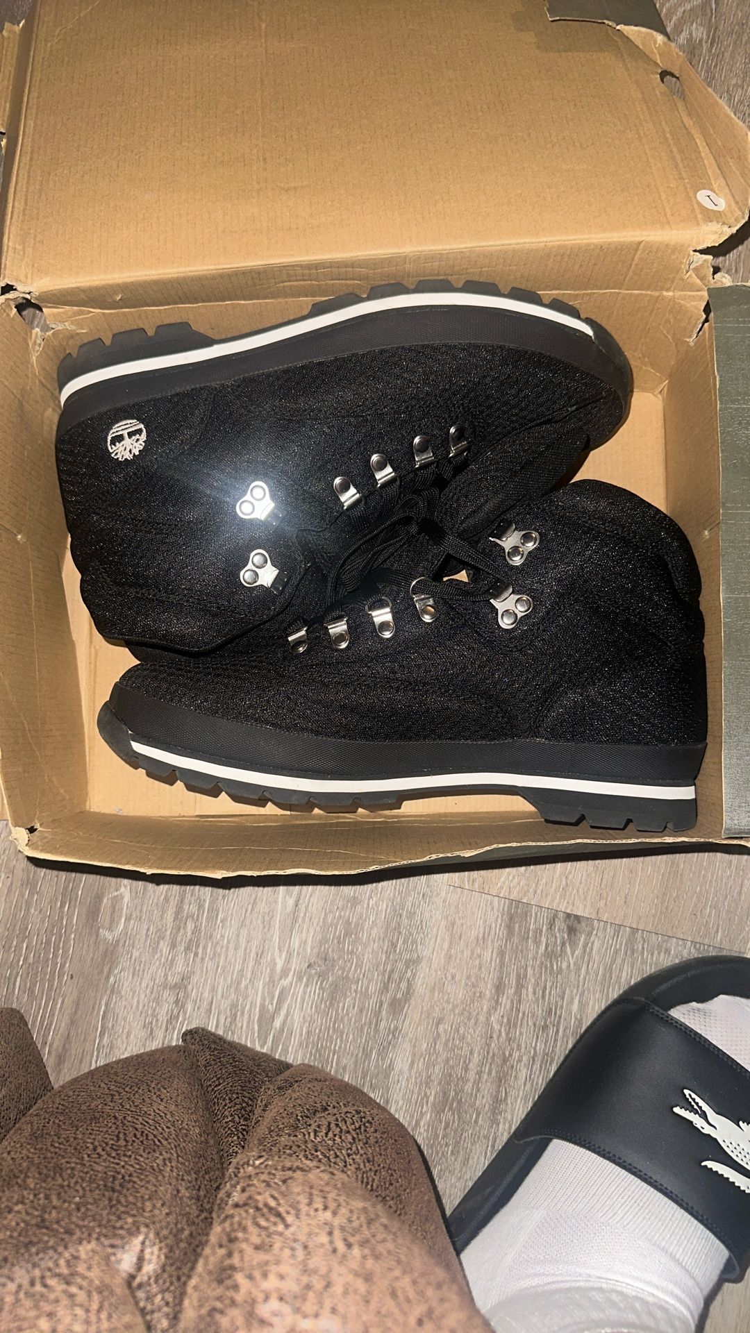 Timberland Black and White Size 12