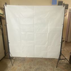  6' x 5'  Screen And Frame / Back Drop 