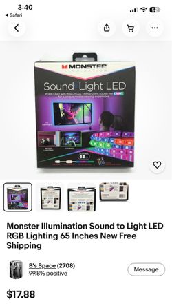 LED SOUND TO LIGHT