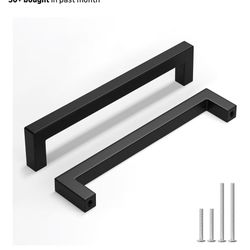 5 1/2” Black Cabinet Handles- New