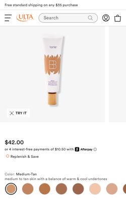 TARTE BB Blur Tinted Moisturizer Medium-tan