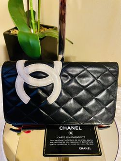 Chanel Calfskin Long Wallet 